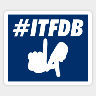 ITFDB LA Hands, White Magnet